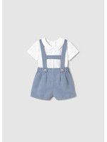 Mayoral Mayoral Shorts with suspenders set Riviera - 25 01213