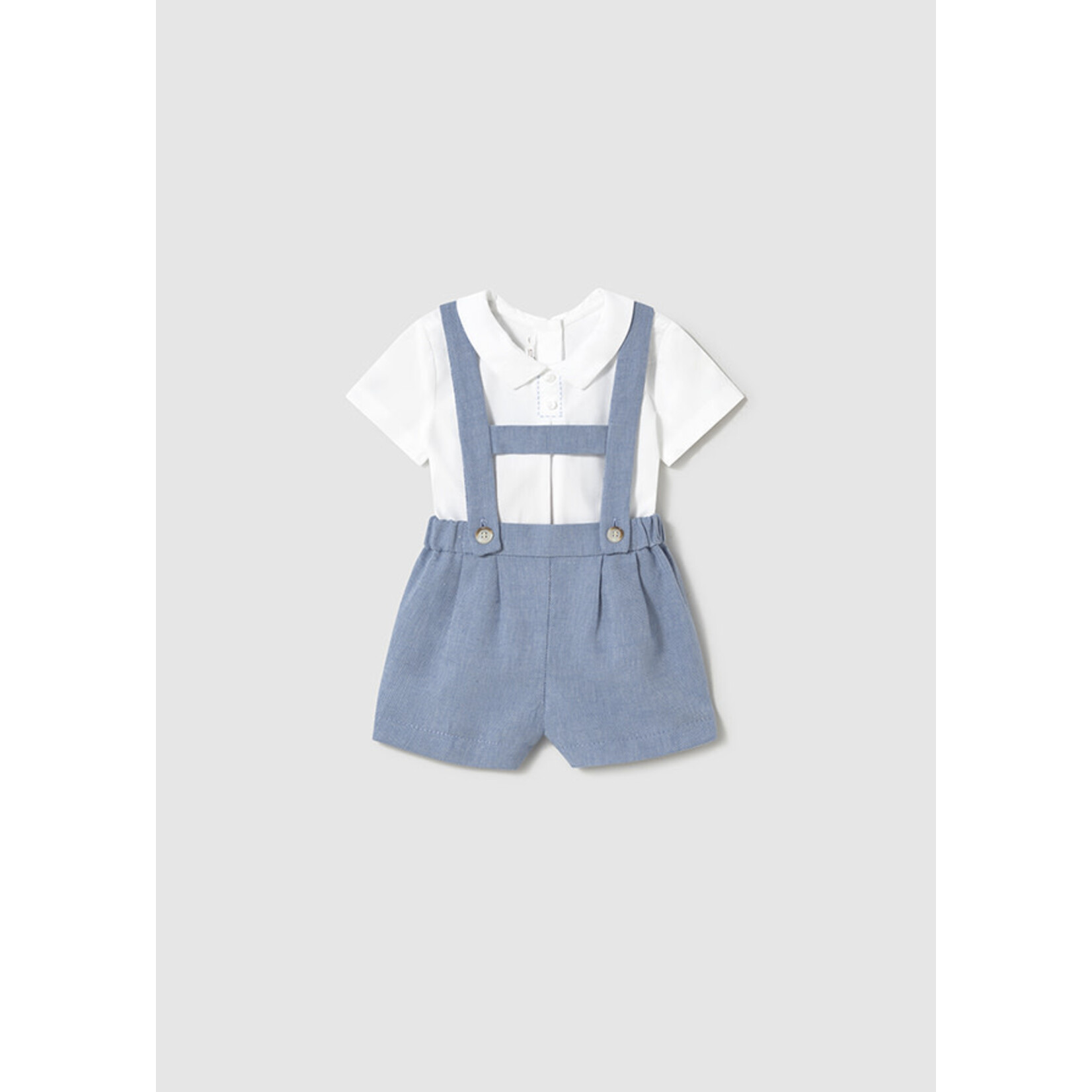 Mayoral Mayoral Shorts with suspenders set Riviera - 25 01213