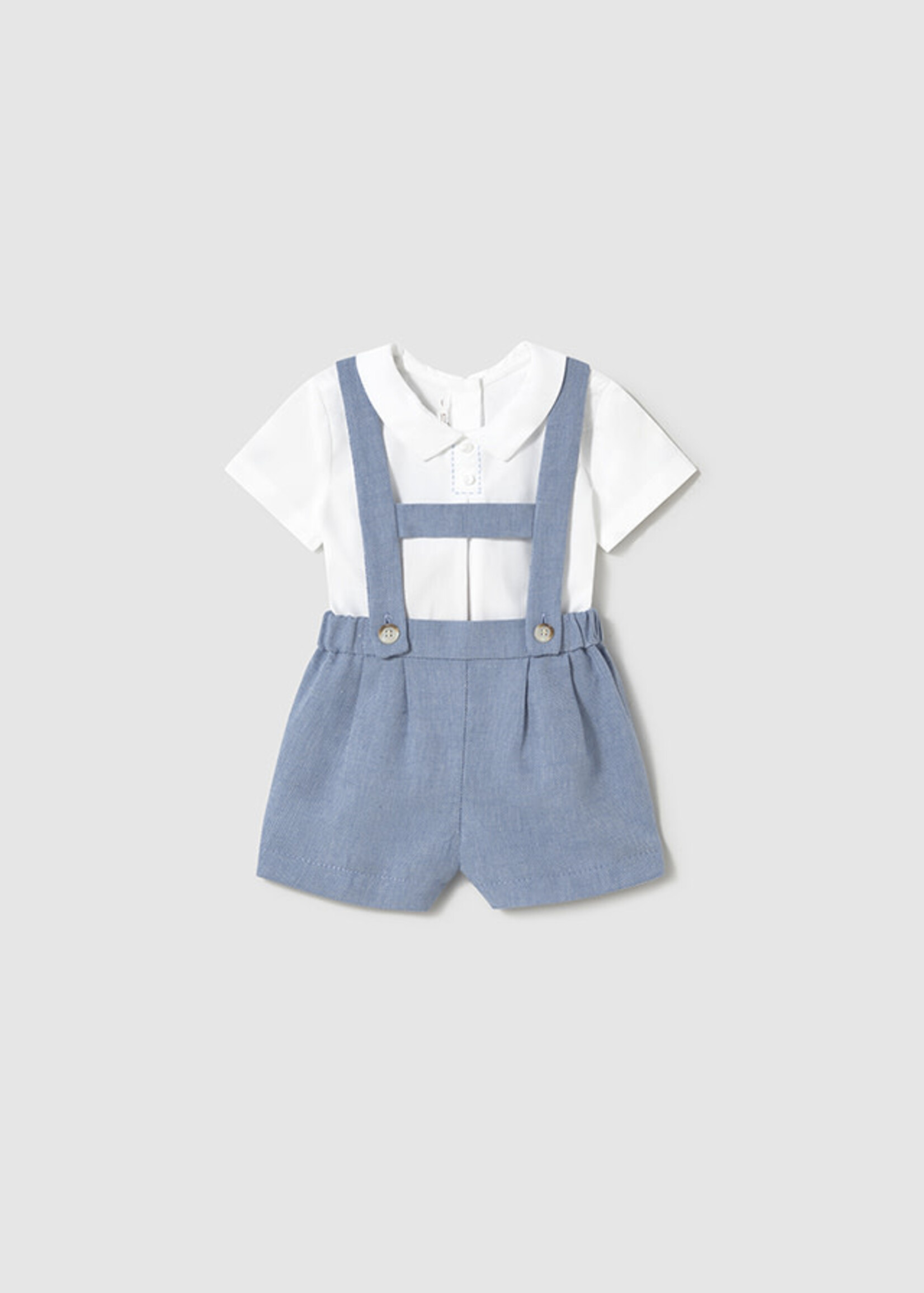 Mayoral Mayoral Shorts with suspenders set Riviera - 25 01213