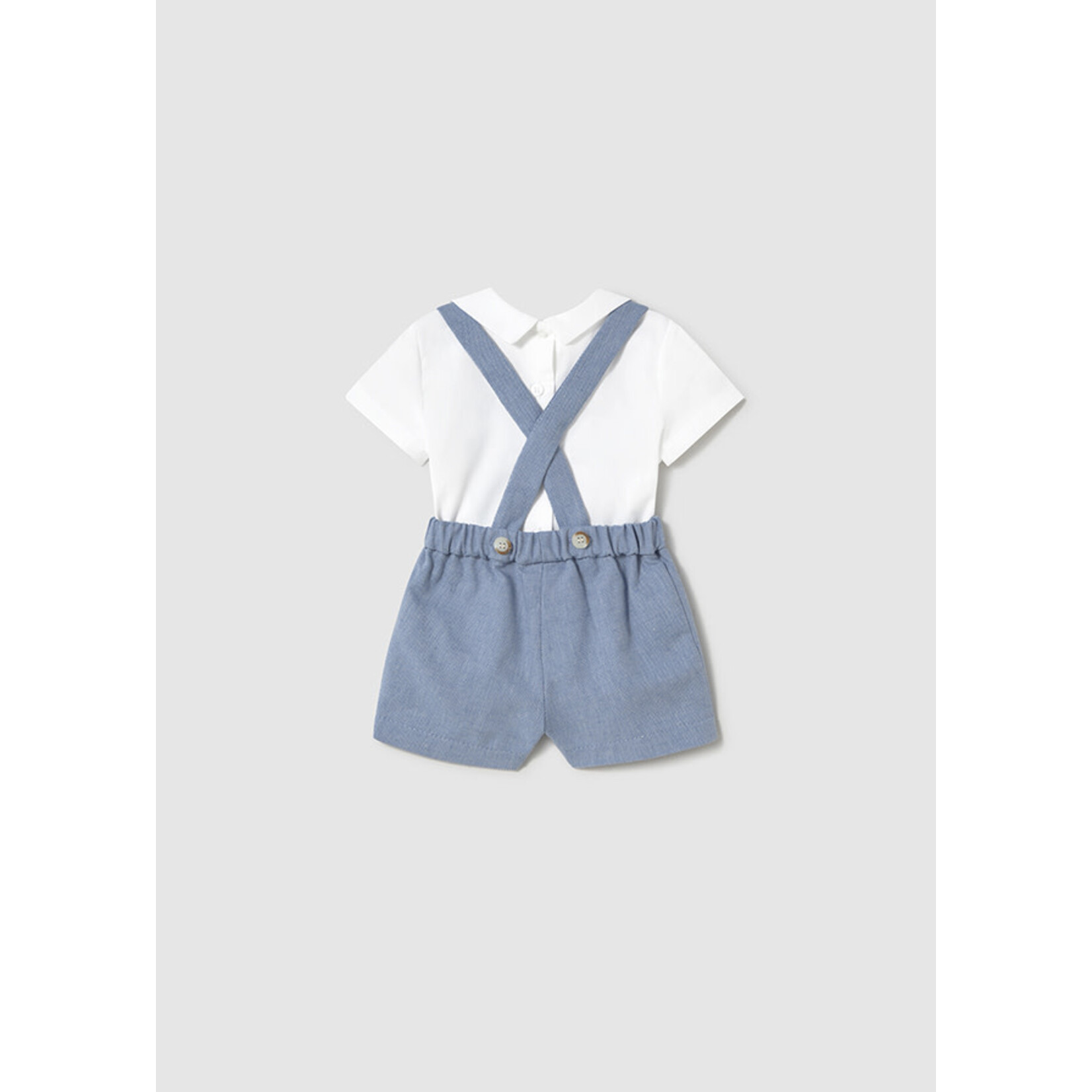 Mayoral Mayoral Shorts with suspenders set Riviera - 25 01213