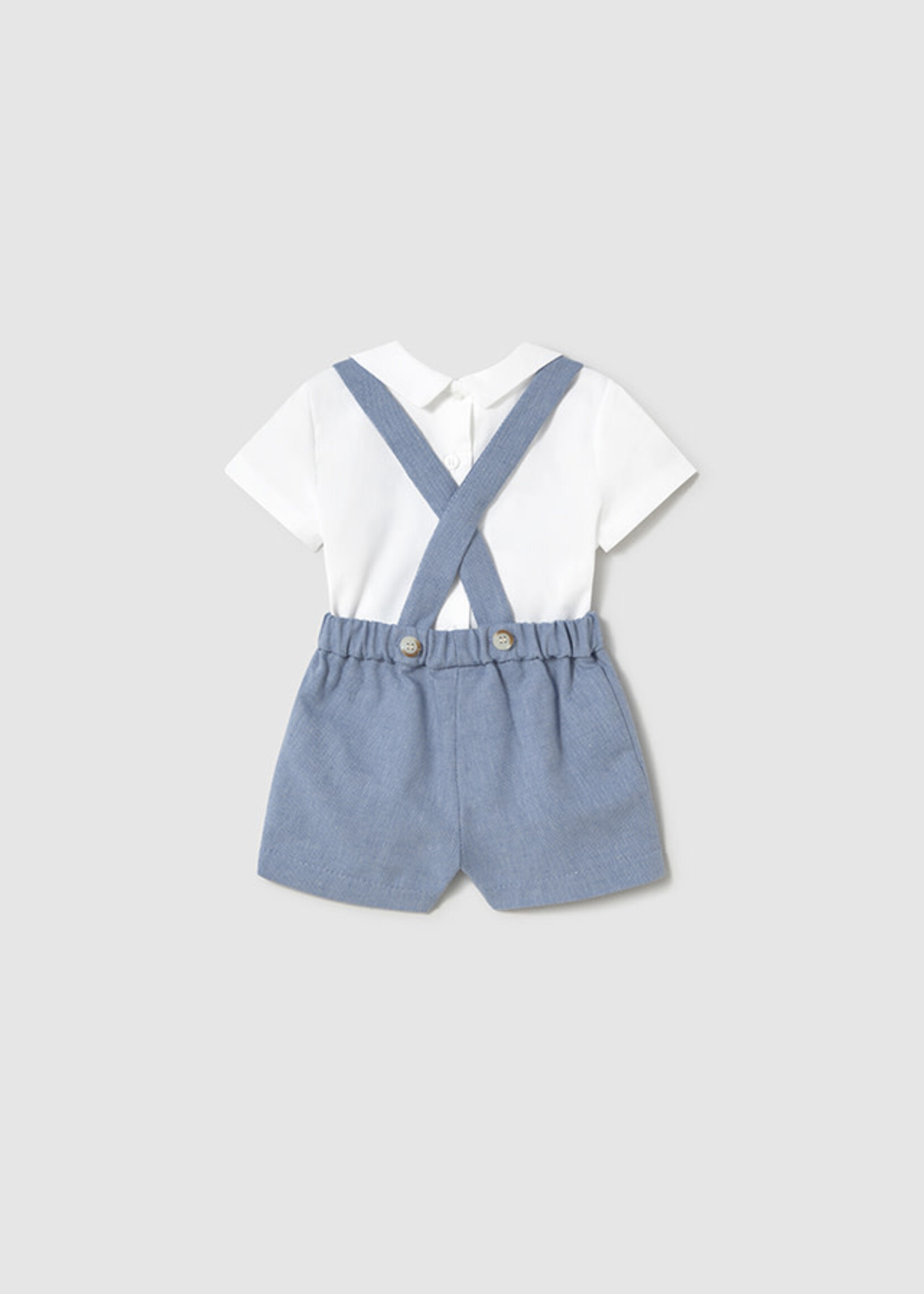 Mayoral Mayoral Shorts with suspenders set Riviera - 25 01213