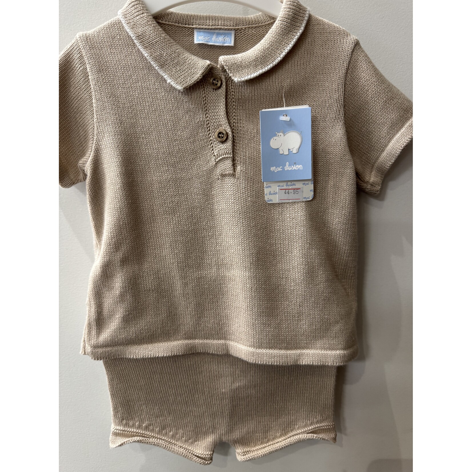 Mac Ilusion Mac Ilusion Jersey polo y pantaloncito punto CALA MORAIG SafariB