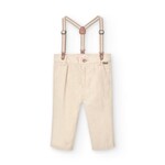 Boboli Boboli Linen trousers for baby -BCI saber 711021B