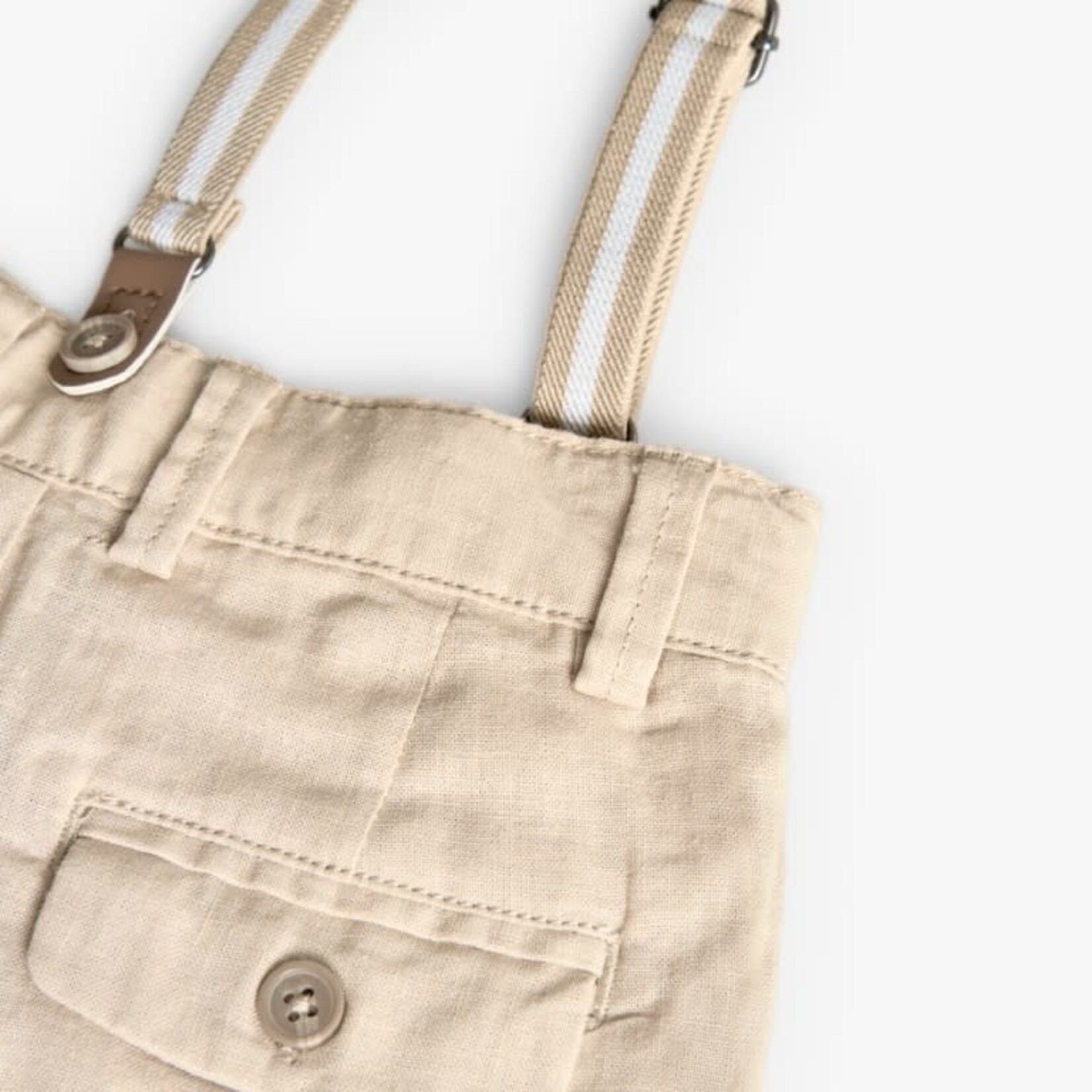 Boboli Boboli Linen trousers for baby -BCI saber 711021B