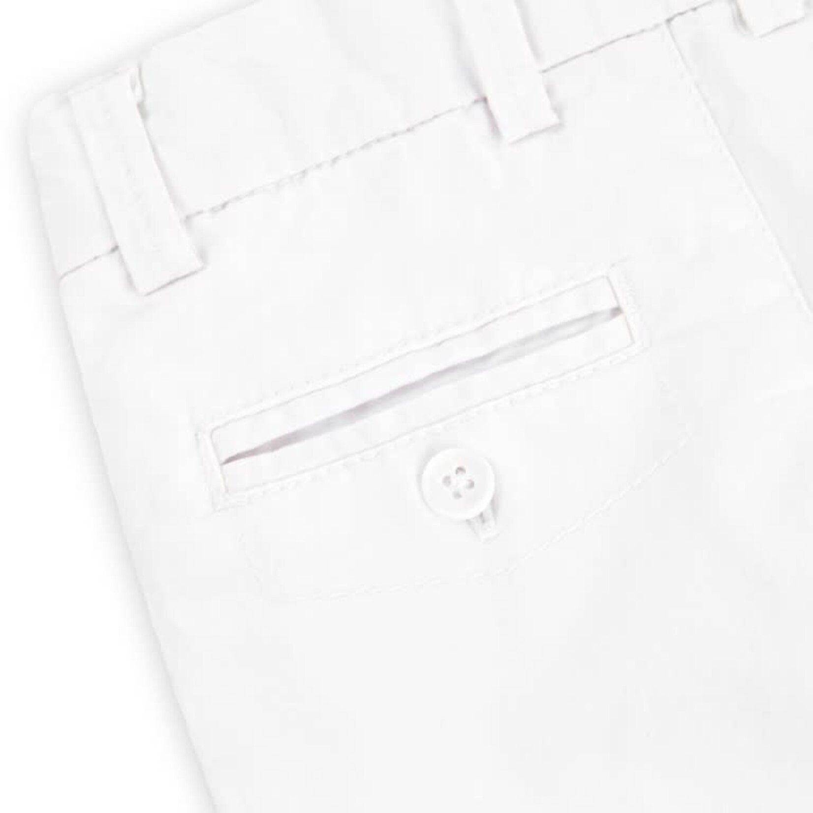 Boboli Boboli Stretch satin trousers for baby WHITE 716026B