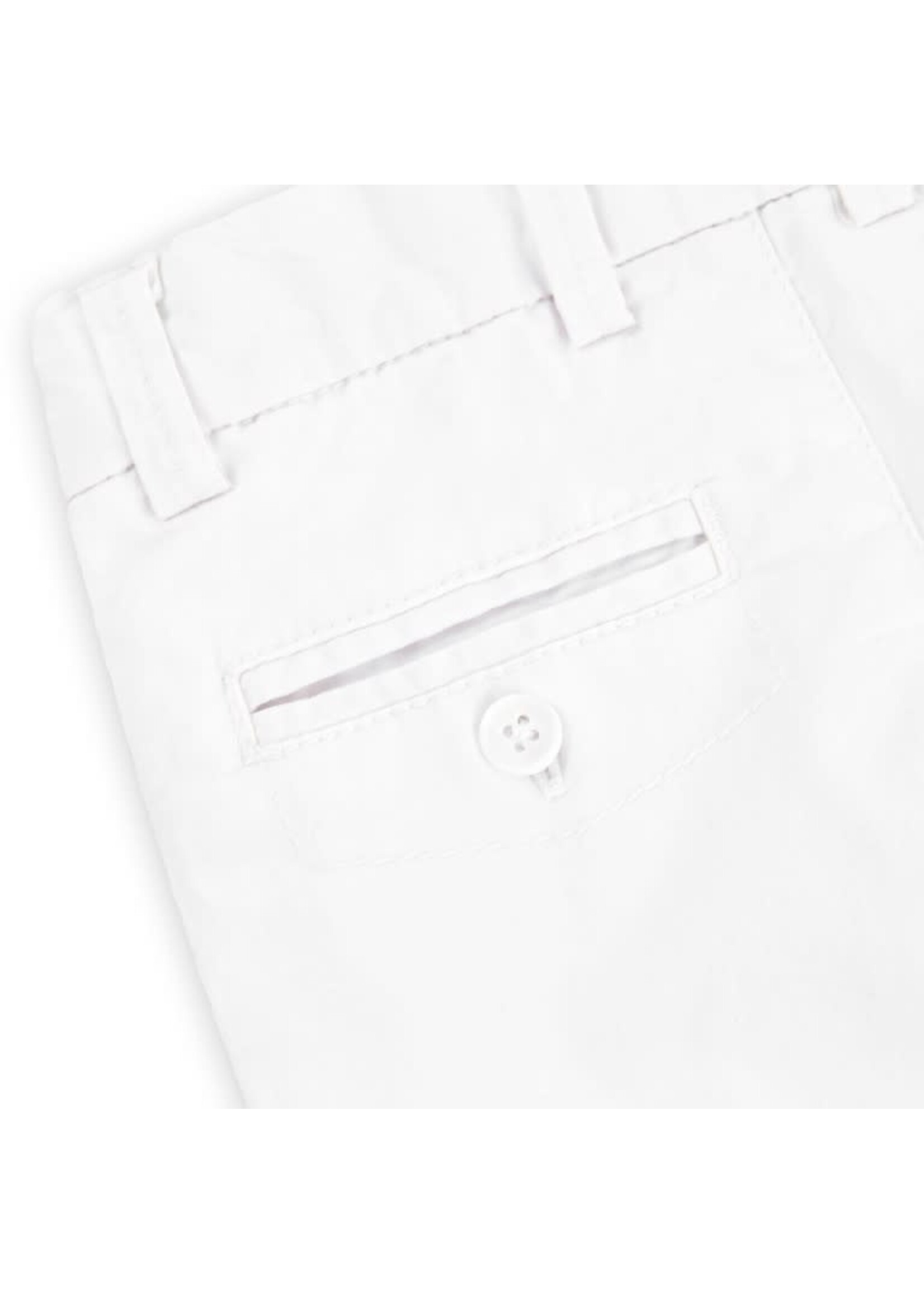 Boboli Boboli Stretch satin trousers for baby WHITE 716026B
