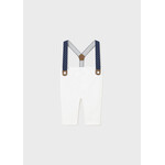 Mayoral Mayoral Long trousers with suspenders White - 24 01536