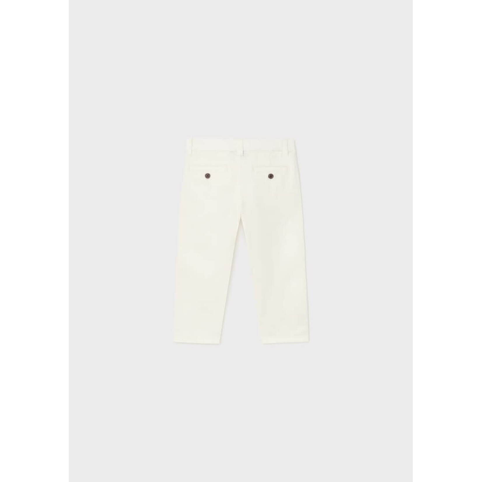 Mayoral Mayoral Twill basic trousers Cream - 23 00522