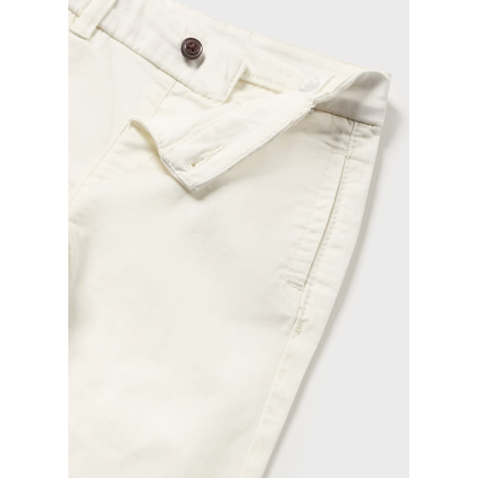 Mayoral Mayoral Twill basic trousers Cream - 23 00522