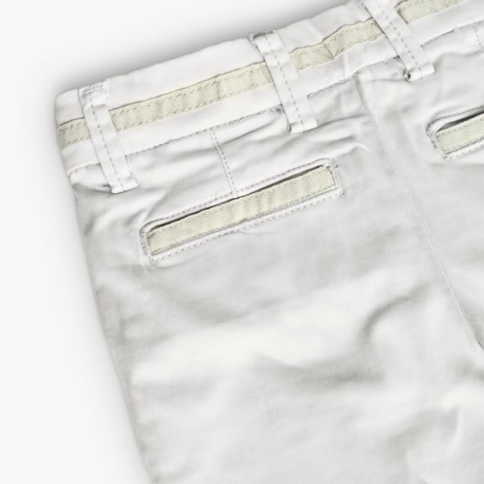 Boboli Boboli Stretch satin trousers for baby -BCI bone 711155B