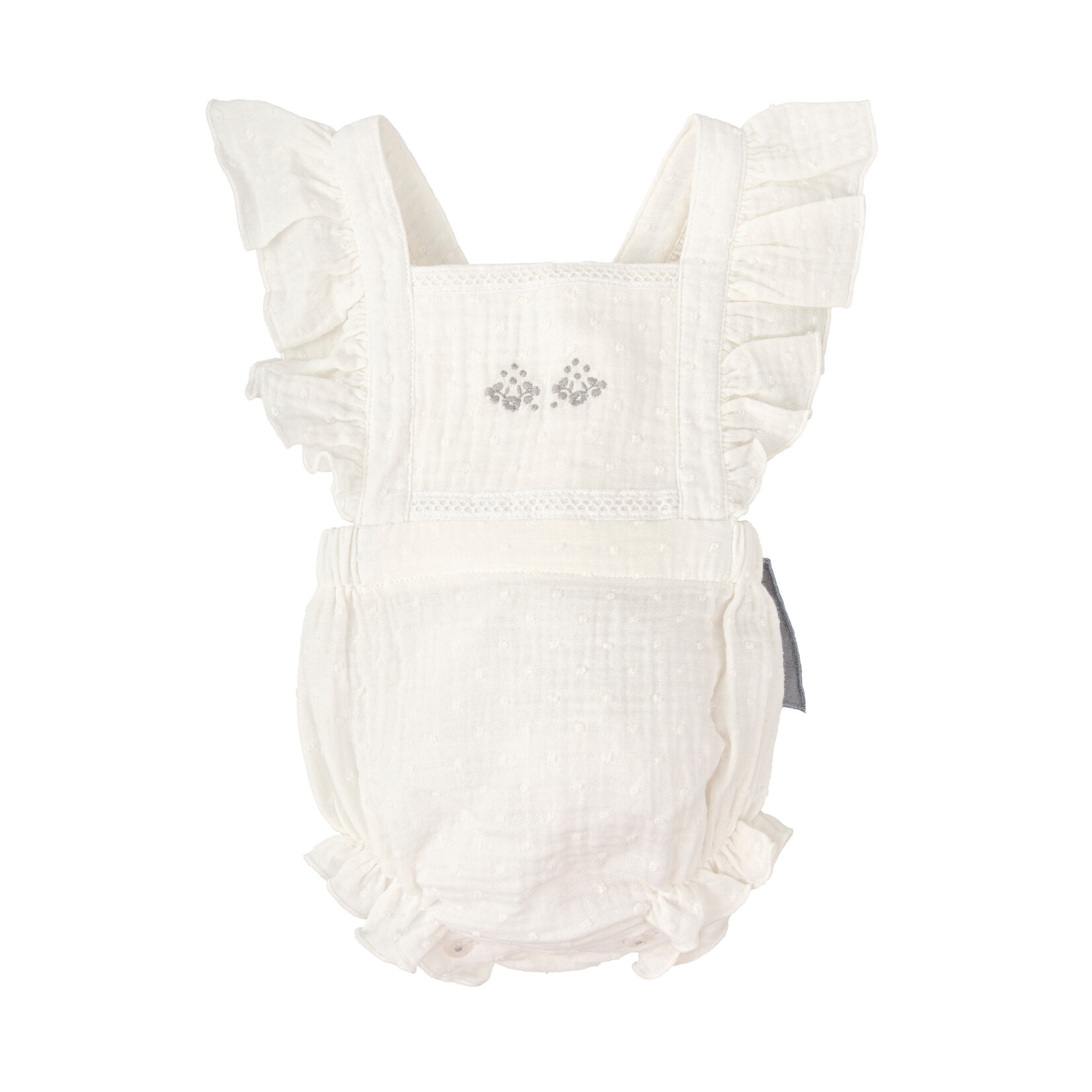 Babidu Babidu UNISEX, 100%COTTON WOVEN ROMPER UNIQUE-32405