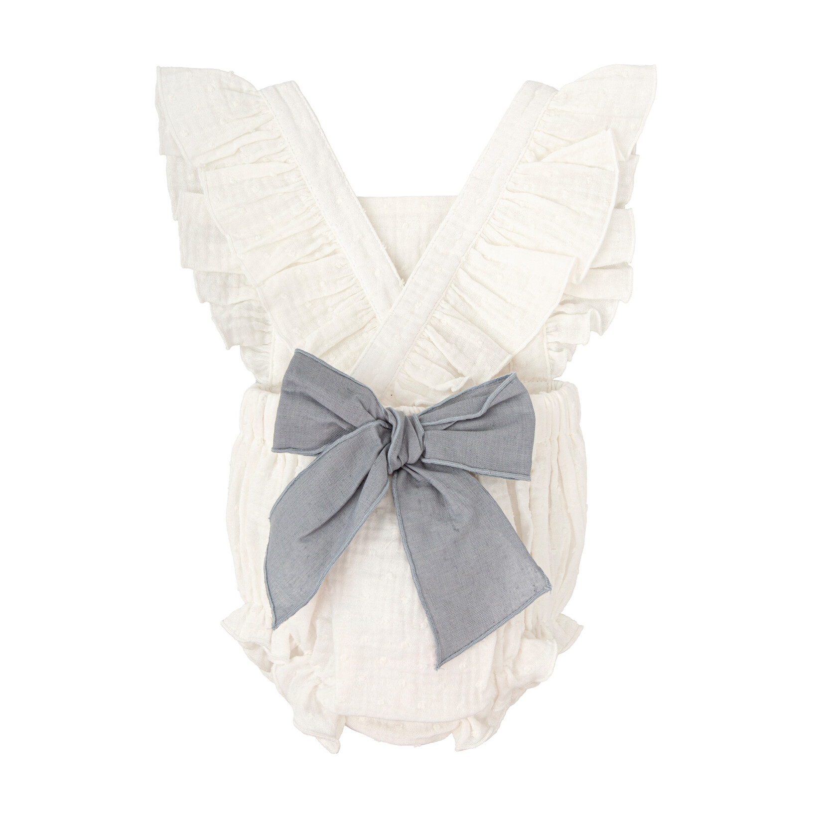 Babidu Babidu UNISEX, 100%COTTON WOVEN ROMPER UNIQUE-32405