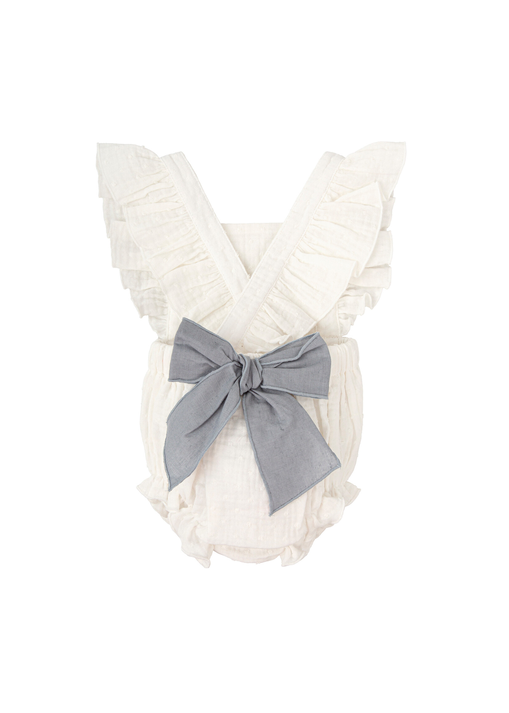 Babidu Babidu UNISEX, 100%COTTON WOVEN ROMPER UNIQUE-32405