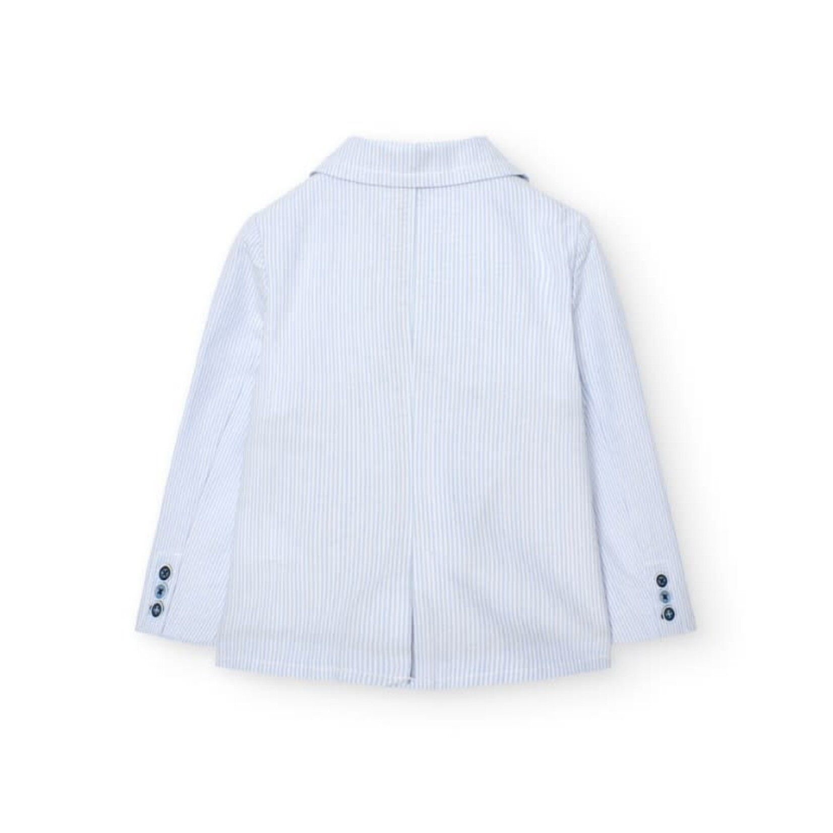 Boboli Boboli Oxford blazer striped for baby -BCI stripes 718231B