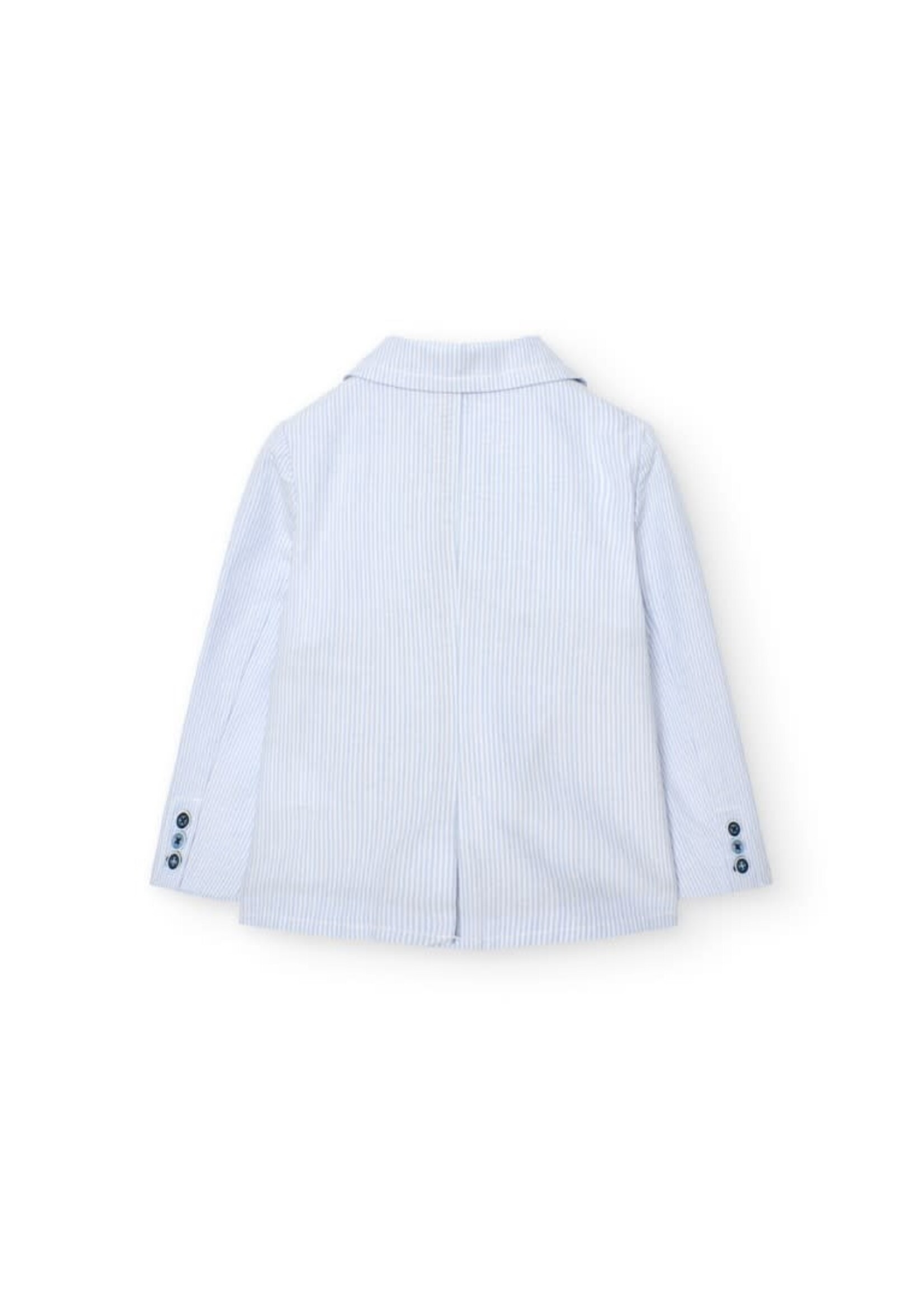 Boboli Boboli Oxford blazer striped for baby -BCI stripes 718231B