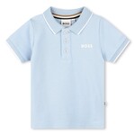 Boss Boss POLO MET KORTE MOUWEN J50593 LICHT BLAUW