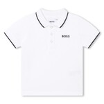 Boss Boss POLO MET KORTE MOUWEN J05P13 WIT