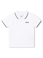 Boss Boss POLO MET KORTE MOUWEN J05P13 WIT