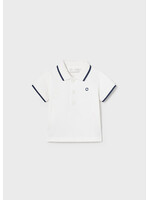 Mayoral Mayoral Basic s/s polo White - 24 00190