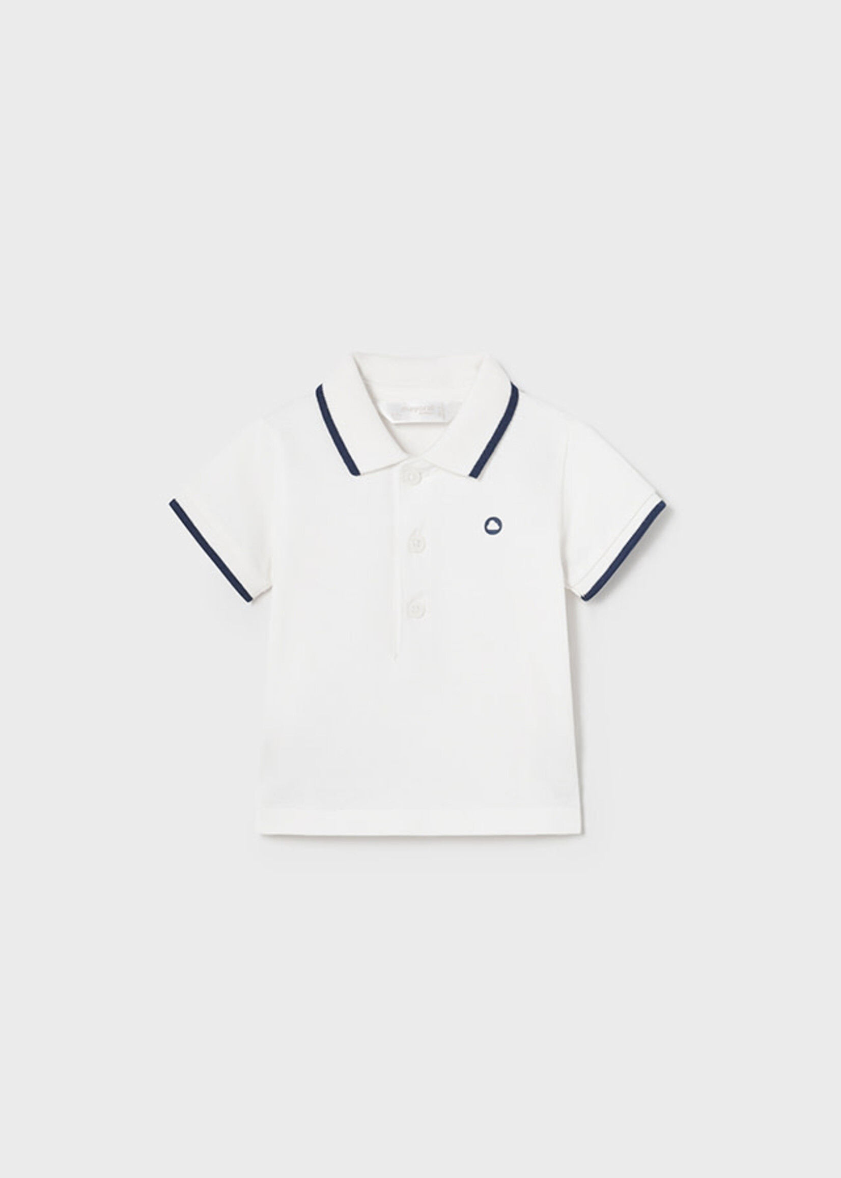 Mayoral Mayoral Basic s/s polo White - 24 00190