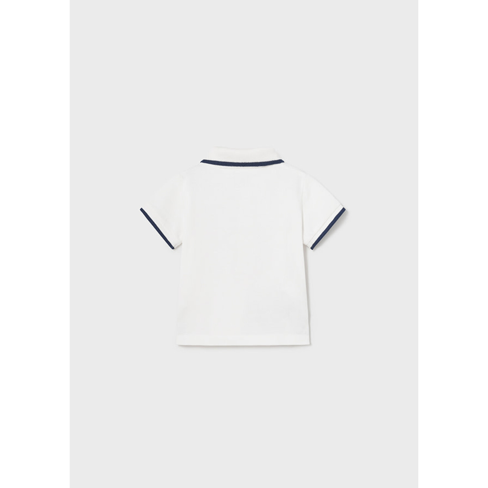 Mayoral Mayoral Basic s/s polo White - 24 00190