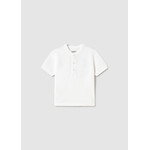 Mayoral Mayoral Polo s/s mao neck White - 25 01107
