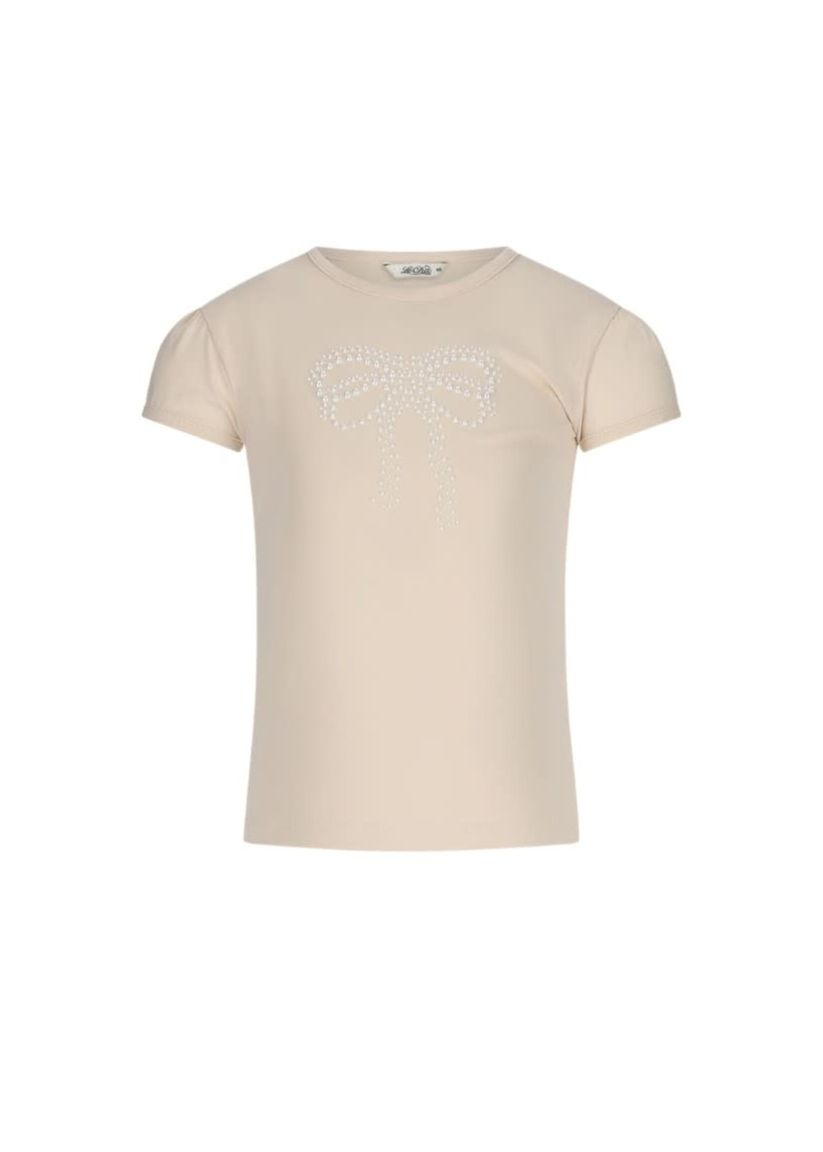 Le Chic Le Chic NOMMY pearly bow T-shirt C511-5410 Sands of Time