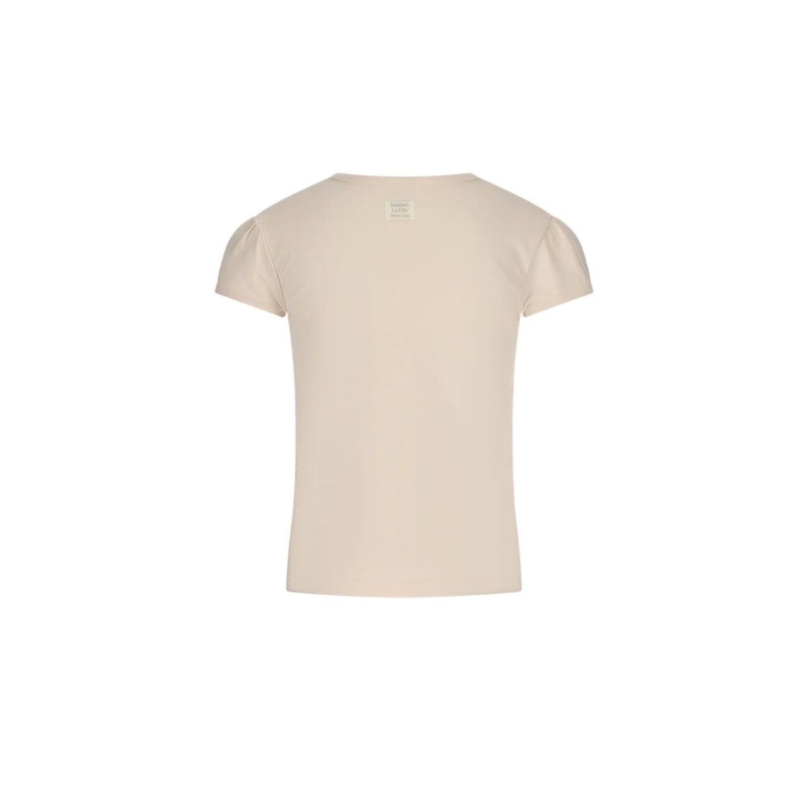 Le Chic Le Chic NOMMY pearly bow T-shirt C511-5410 Sands of Time