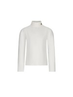 Le Chic Le Chic NOUCHKA smocked collar T-shirt C511-5460 Off White
