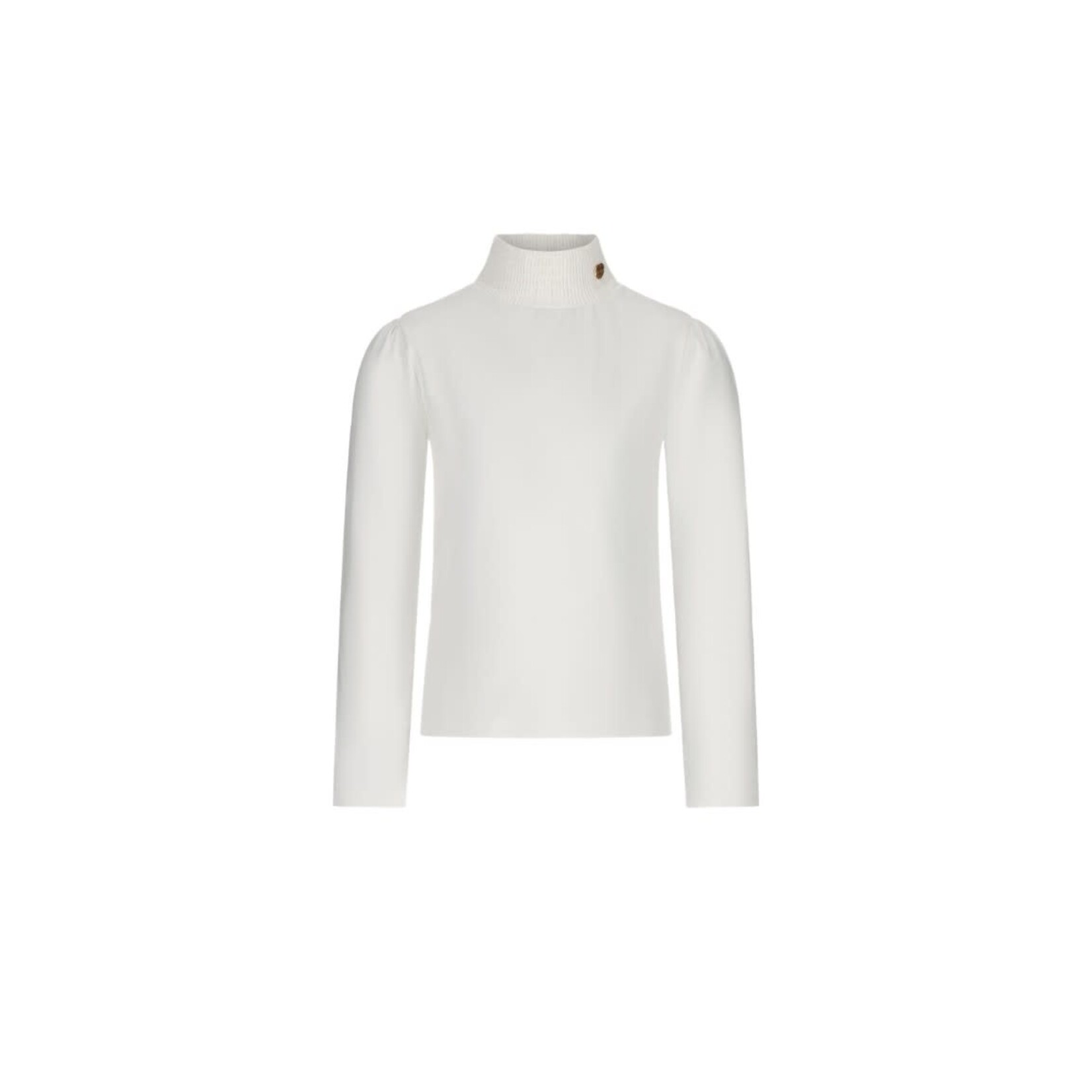 Le Chic Le Chic NOUCHKA smocked collar T-shirt C511-5460 Off White