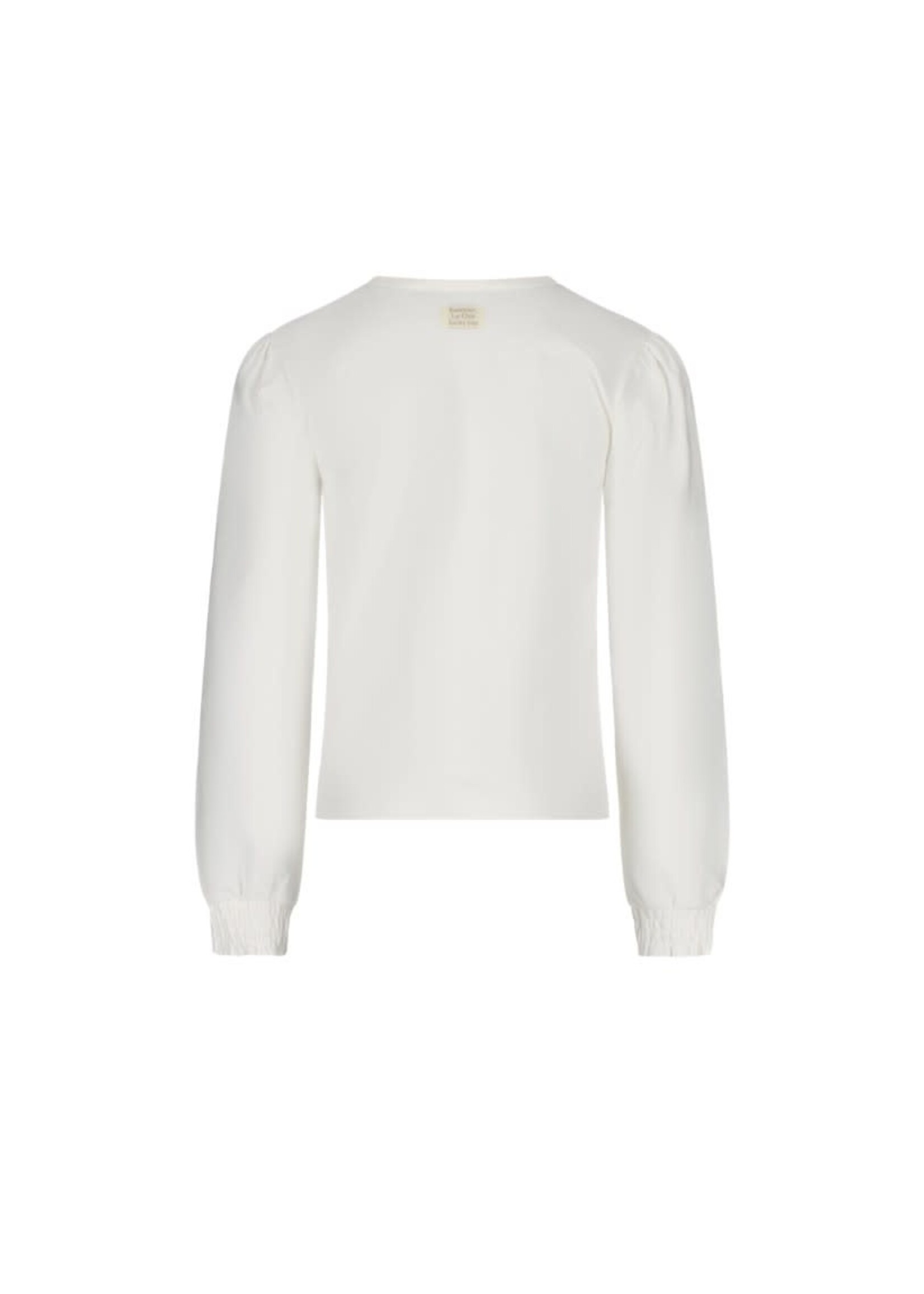 Le Chic Le Chic NONSY bow-print T-shirt C511-5465 Off White