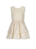 Le Chic Le Chic SHINY two-layered skirt dress C511-5840 Pearl