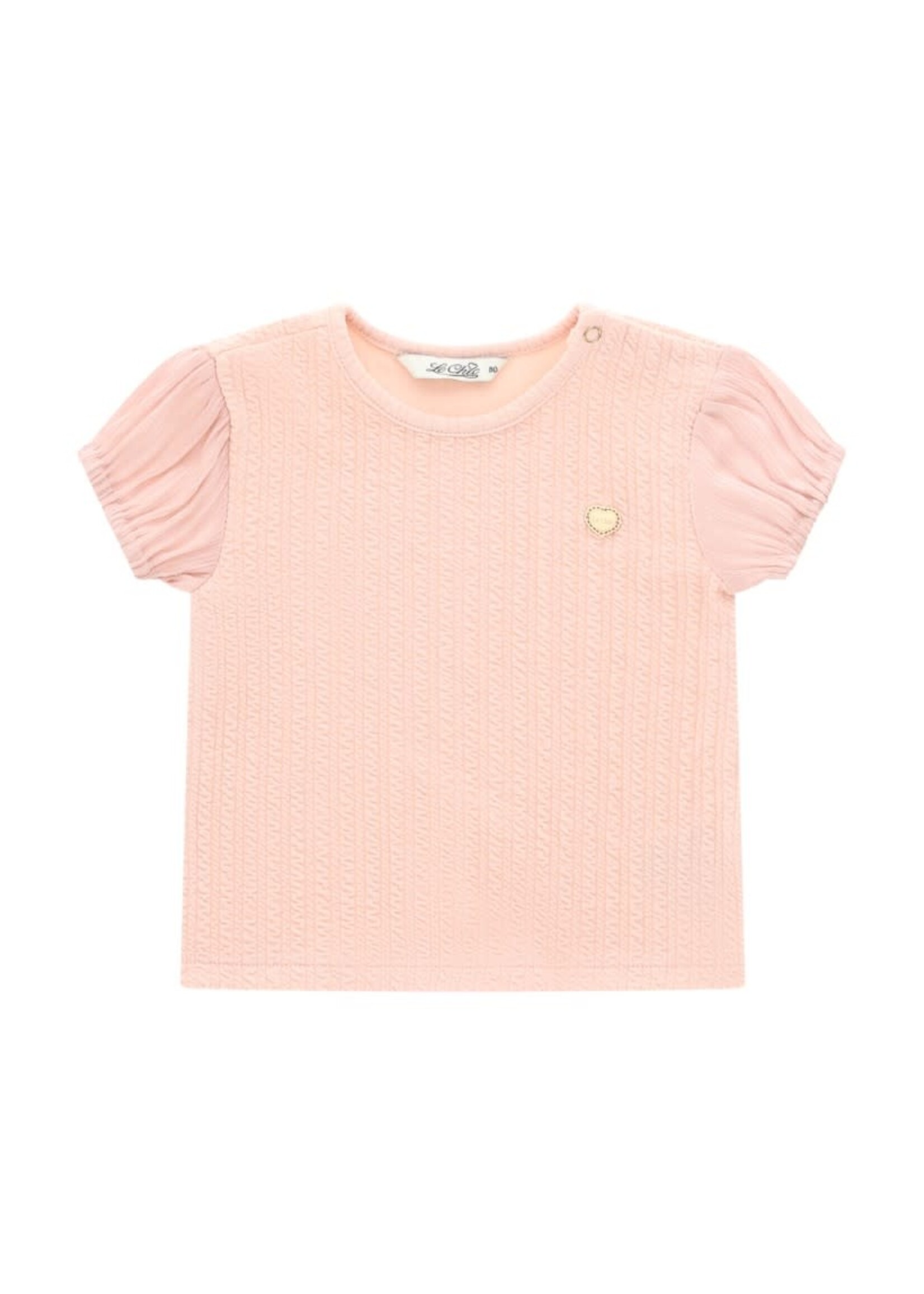 Le Chic Le Chic NALY puffy sleeve T-shirt C511-7400 Pink Symphony