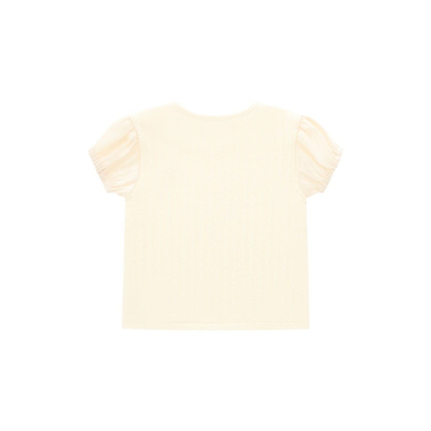 Le Chic Le Chic NALY puffy sleeve T-shirt C511-7400 Meringue Mood