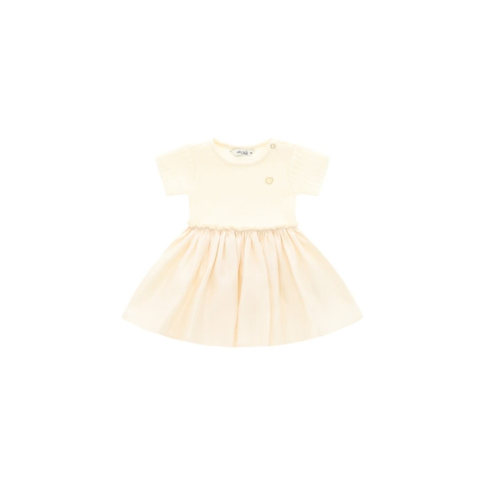 Le Chic Le Chic SMORY short sleeve Chic dress C511-7815 Meringue Mood