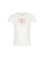 Le Chic Le Chic NOMMY pearly flower T-shirt C601-5410 Off White