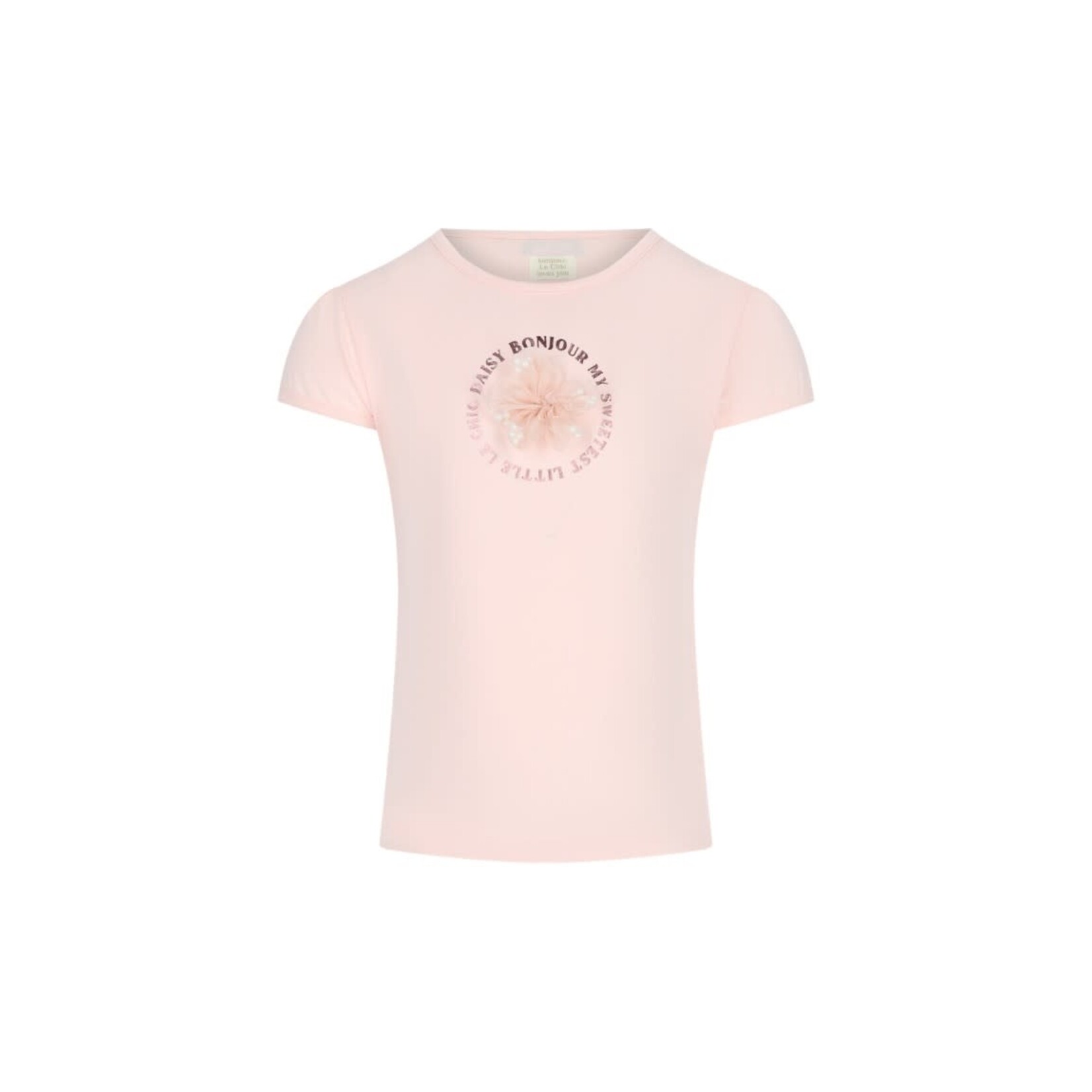 Le Chic Le Chic NOMMY pearly flower T-shirt C601-5410 Pink Symphony