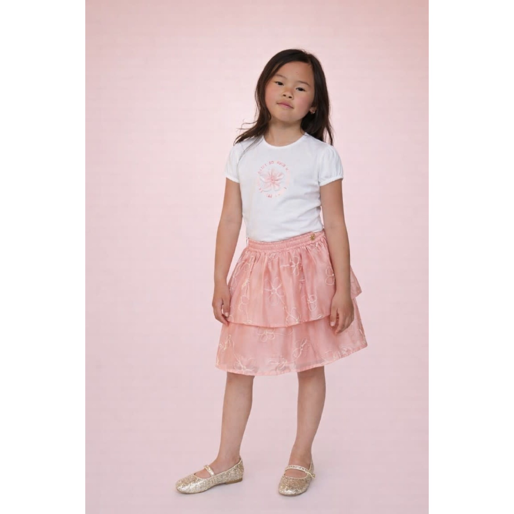 Le Chic Le Chic TAMMIE flower glow skirt C601-5737 Pink Symphony