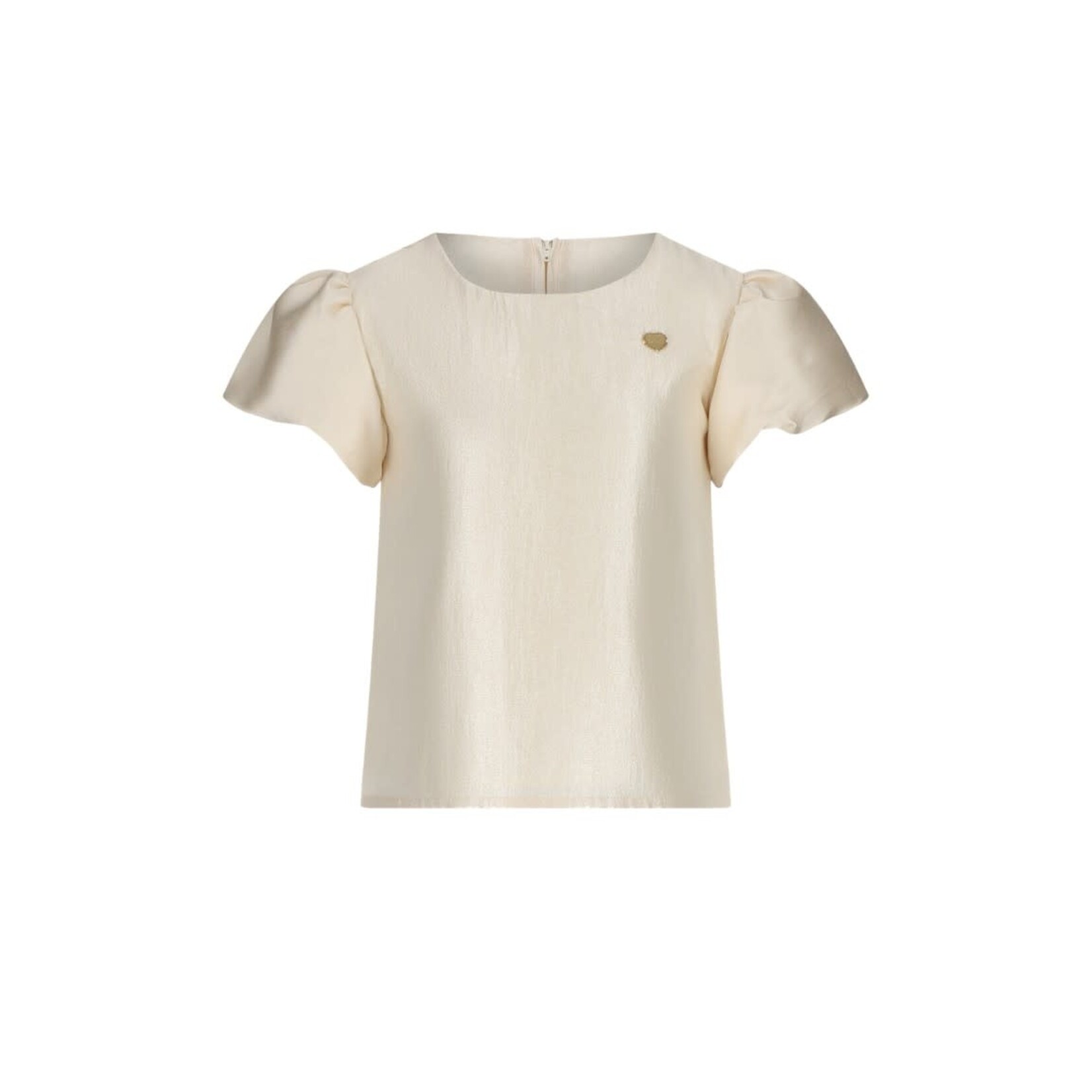 Le Chic Le Chic ECHIN puffy sleeve A-line top C511-5115 Meringue Mood