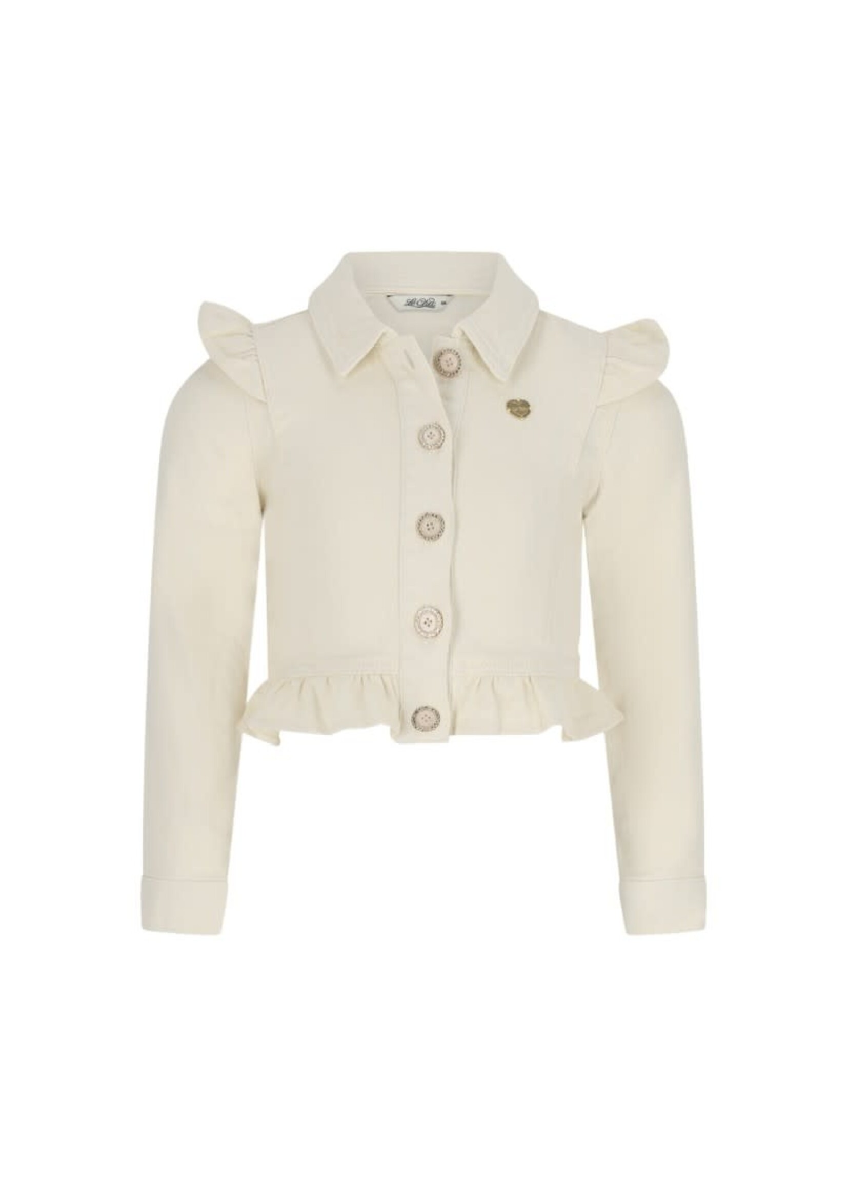 Le Chic Le Chic ALYSE peplum denim-jacket C511-5182 Meringue Mood Denim