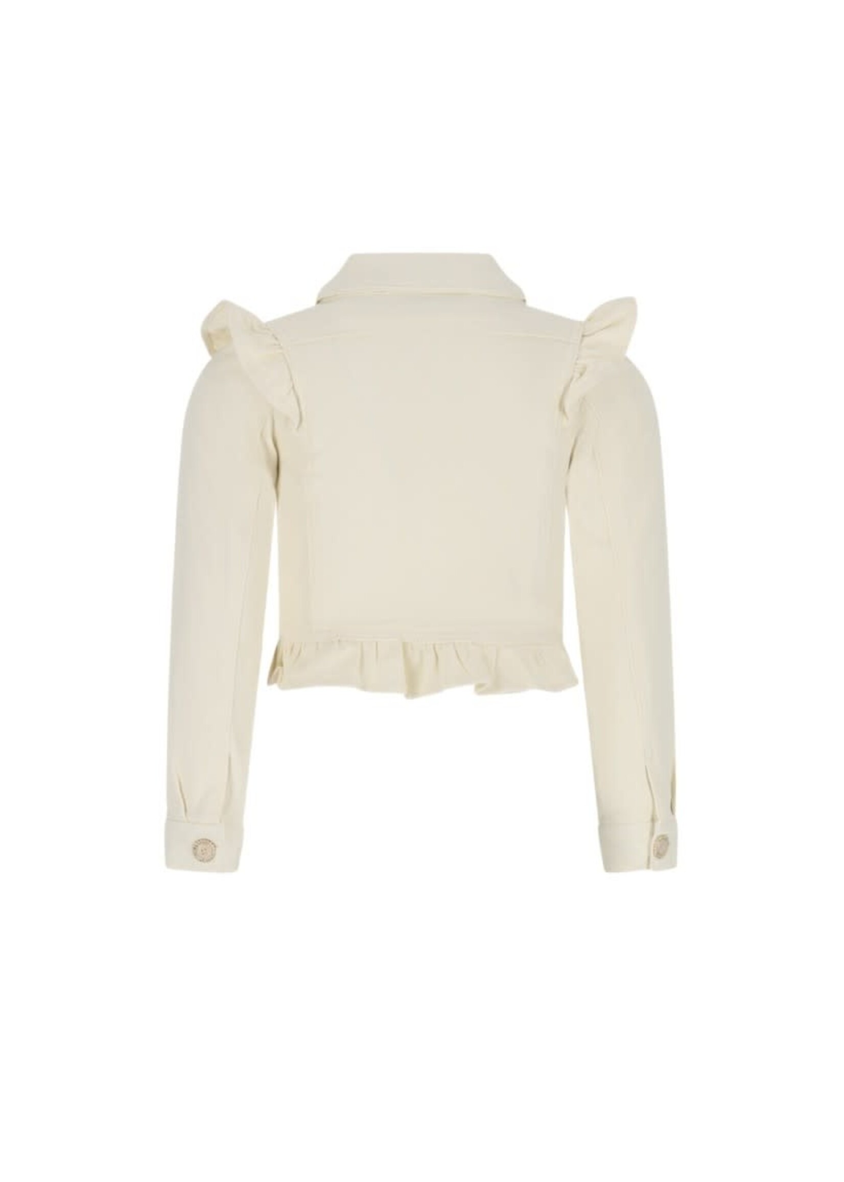 Le Chic Le Chic ALYSE peplum denim-jacket C511-5182 Meringue Mood Denim