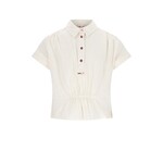 NoNo NoNo Tammy Oversized Blouse S/SL N512-5101 Pearled Ivory