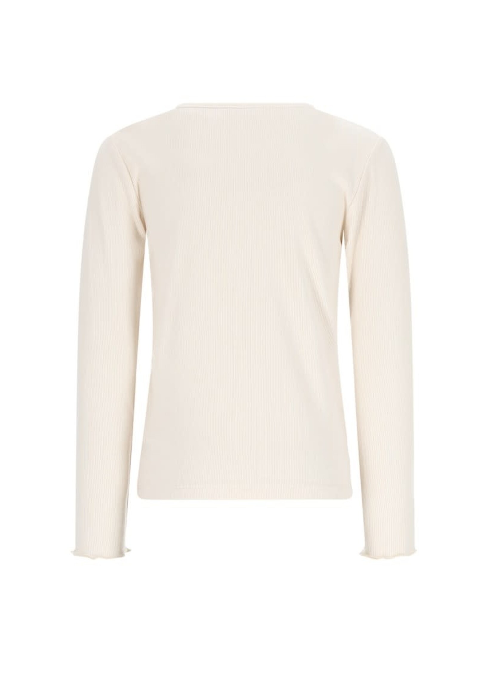 NoNo NoNo Kyoto Rib Jersey L/SL Tshirt N512-5400 Pearled Ivory