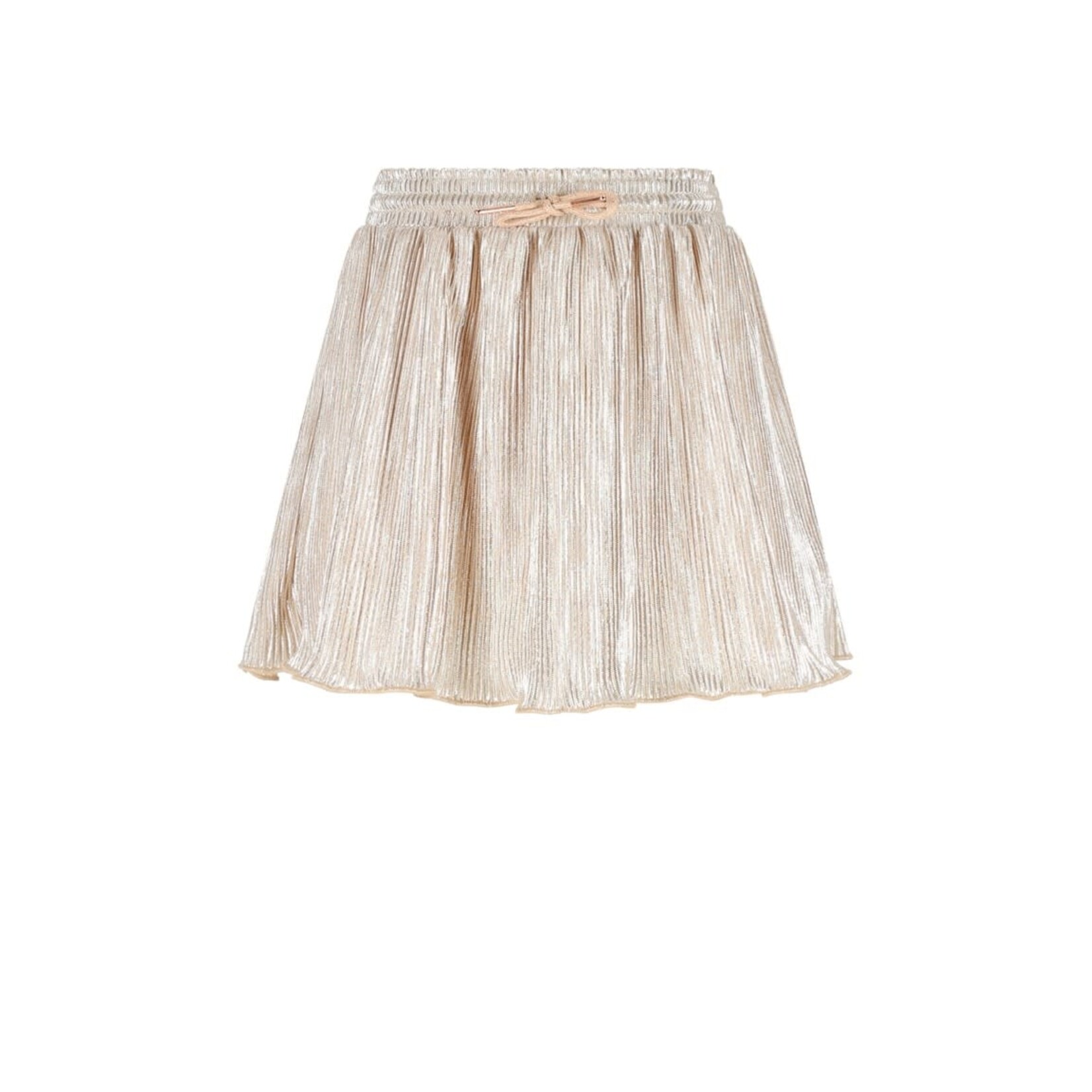 NoNo NoNo Nele Metallic Plissee Skirt N512-5700 Pearled Ivory