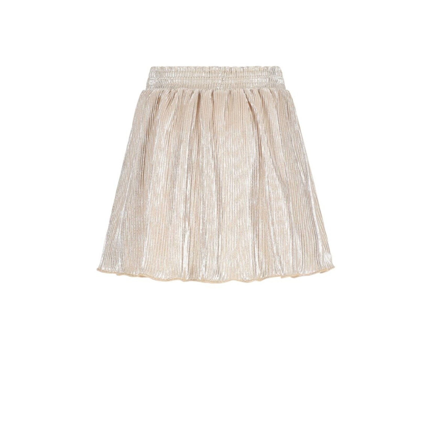NoNo NoNo Nele Metallic Plissee Skirt N512-5700 Pearled Ivory