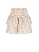 NoNo NoNo Nika Smocked Skirt N512-5703 Pearled Ivory