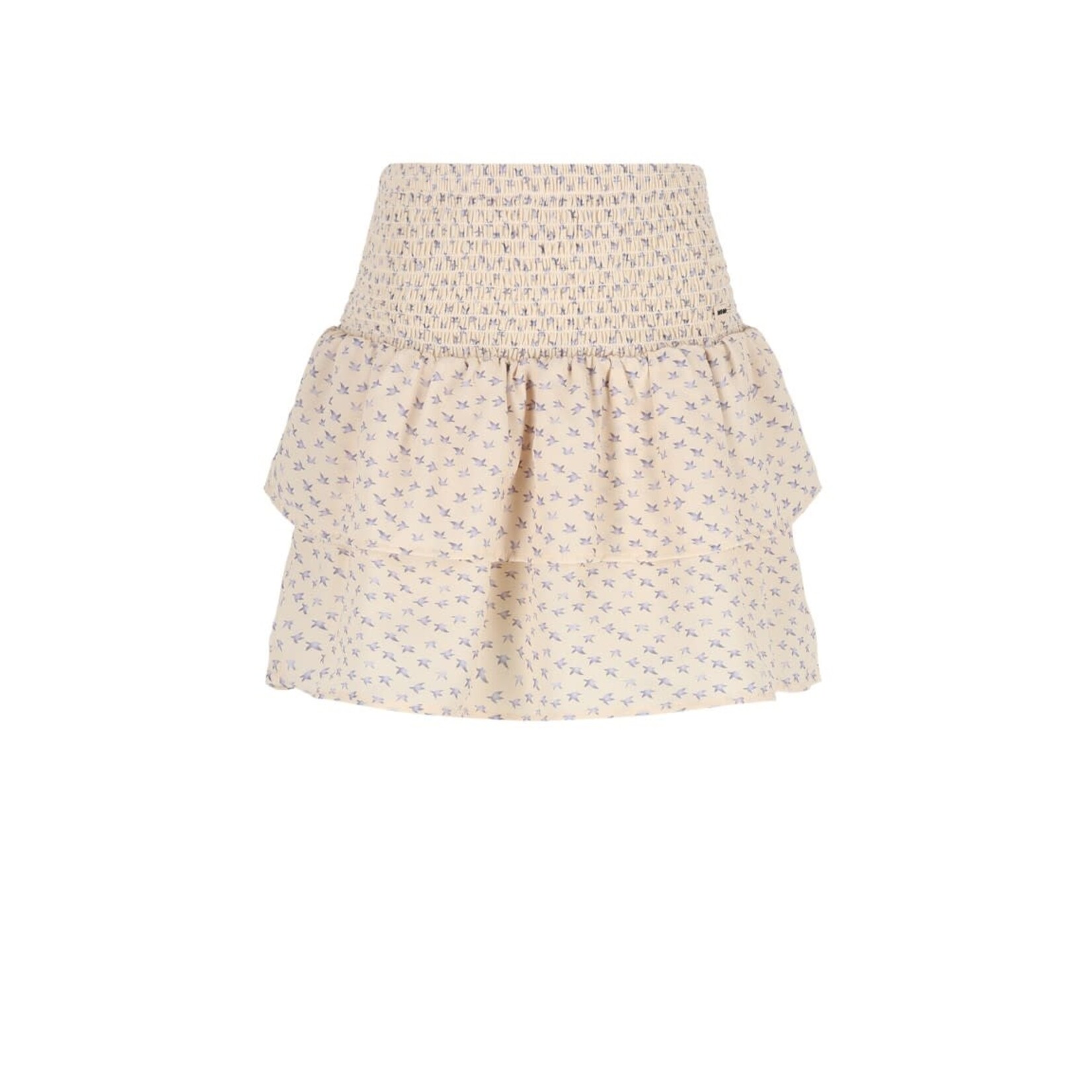 NoNo NoNo Nika Smocked Skirt N512-5703 Pearled Ivory