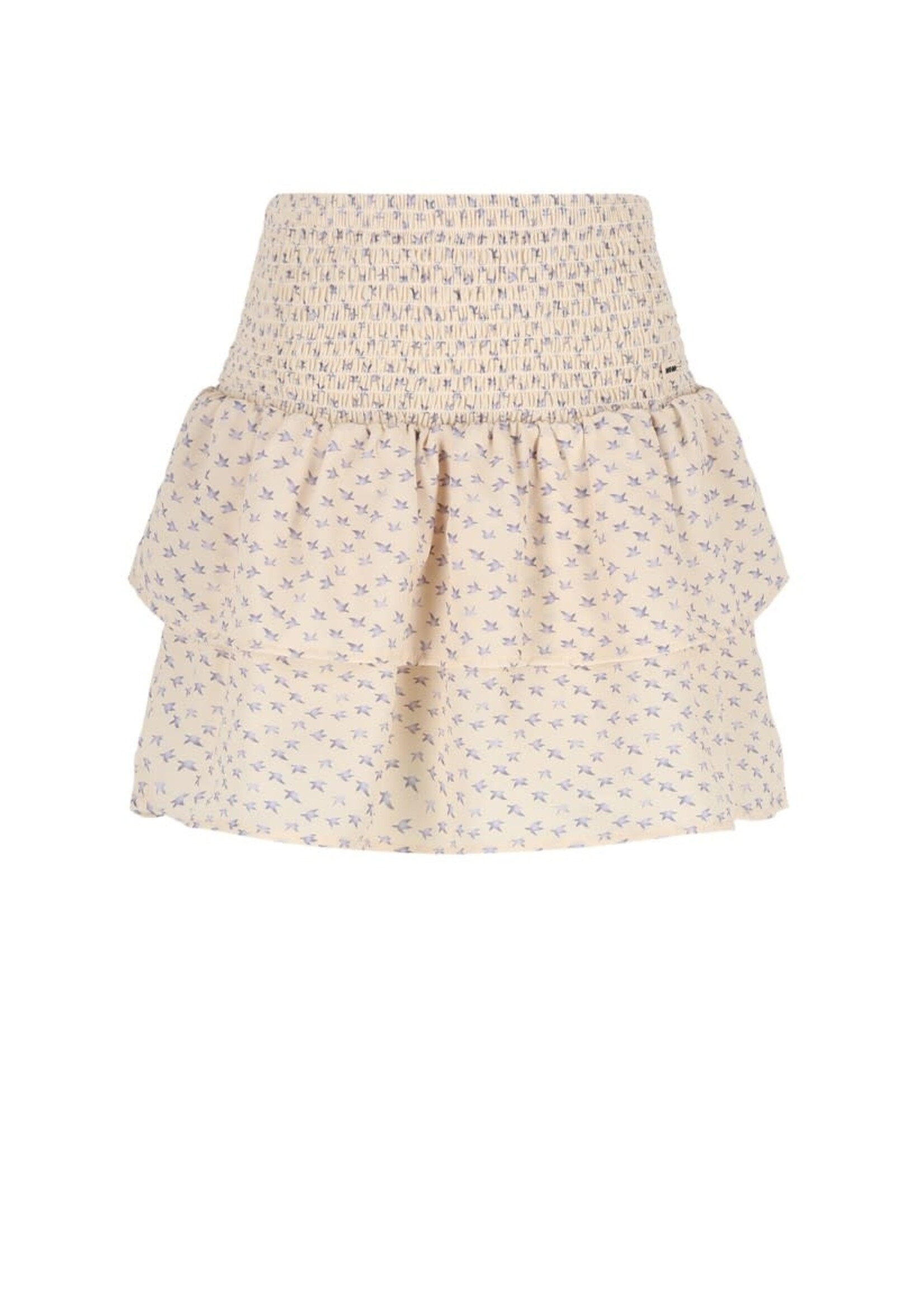 NoNo NoNo Nika Smocked Skirt N512-5703 Pearled Ivory