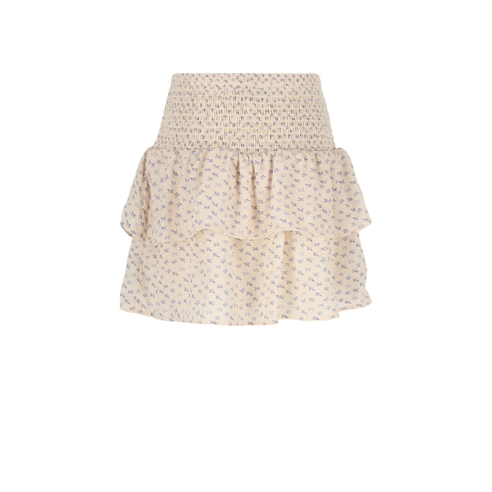 NoNo NoNo Nika Smocked Skirt N512-5703 Pearled Ivory