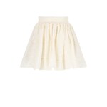 NoNo NoNo Ninu Skirt with Pompoms N512-5704 Pearled Ivory